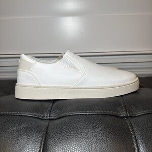 Thousand Fell Slip On Vegan Leather Sneakers, Women's 9.5 White